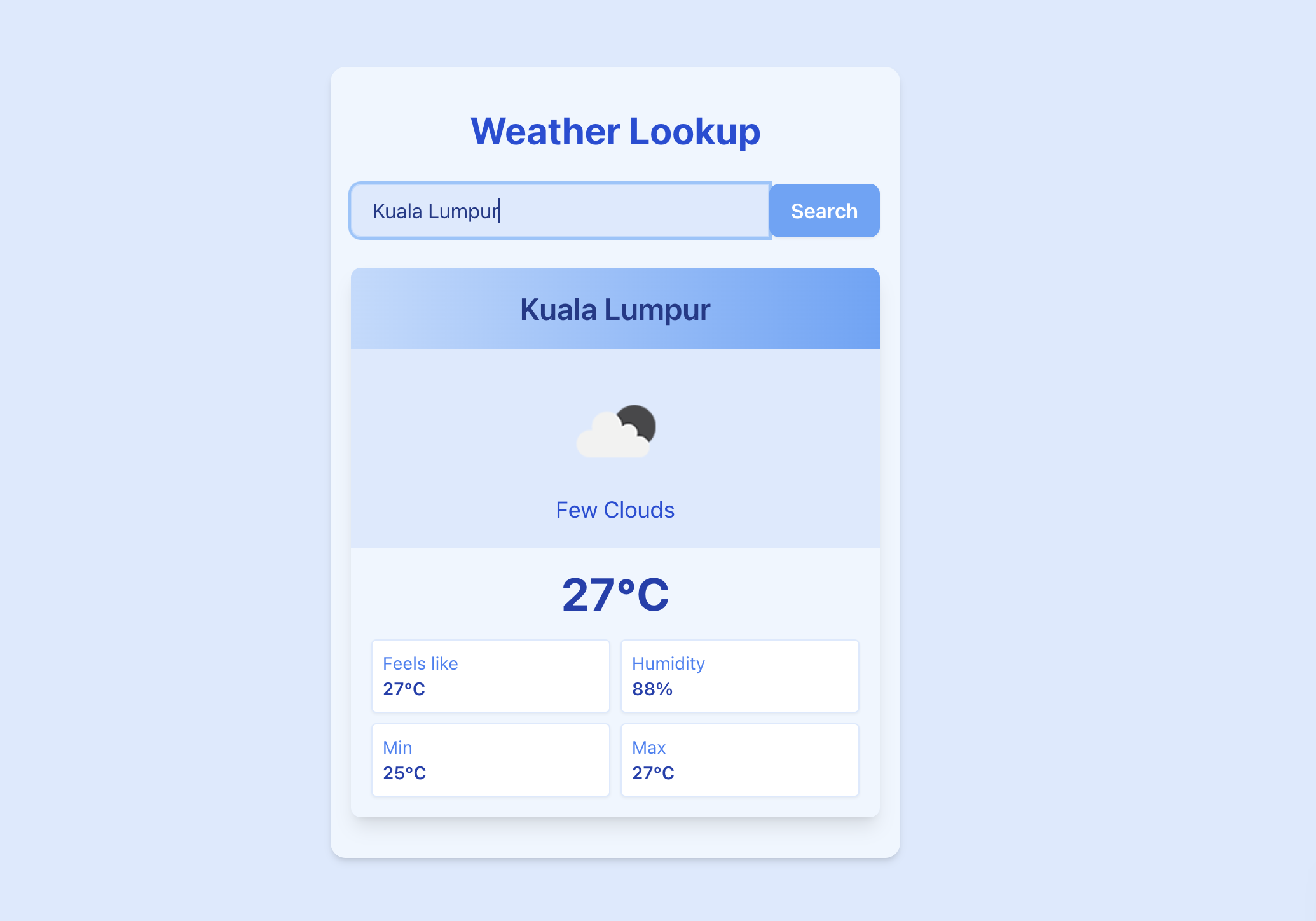 Go Weather App